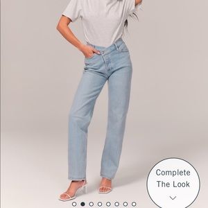 Abercrombie High Rise Dad Jean 4/27